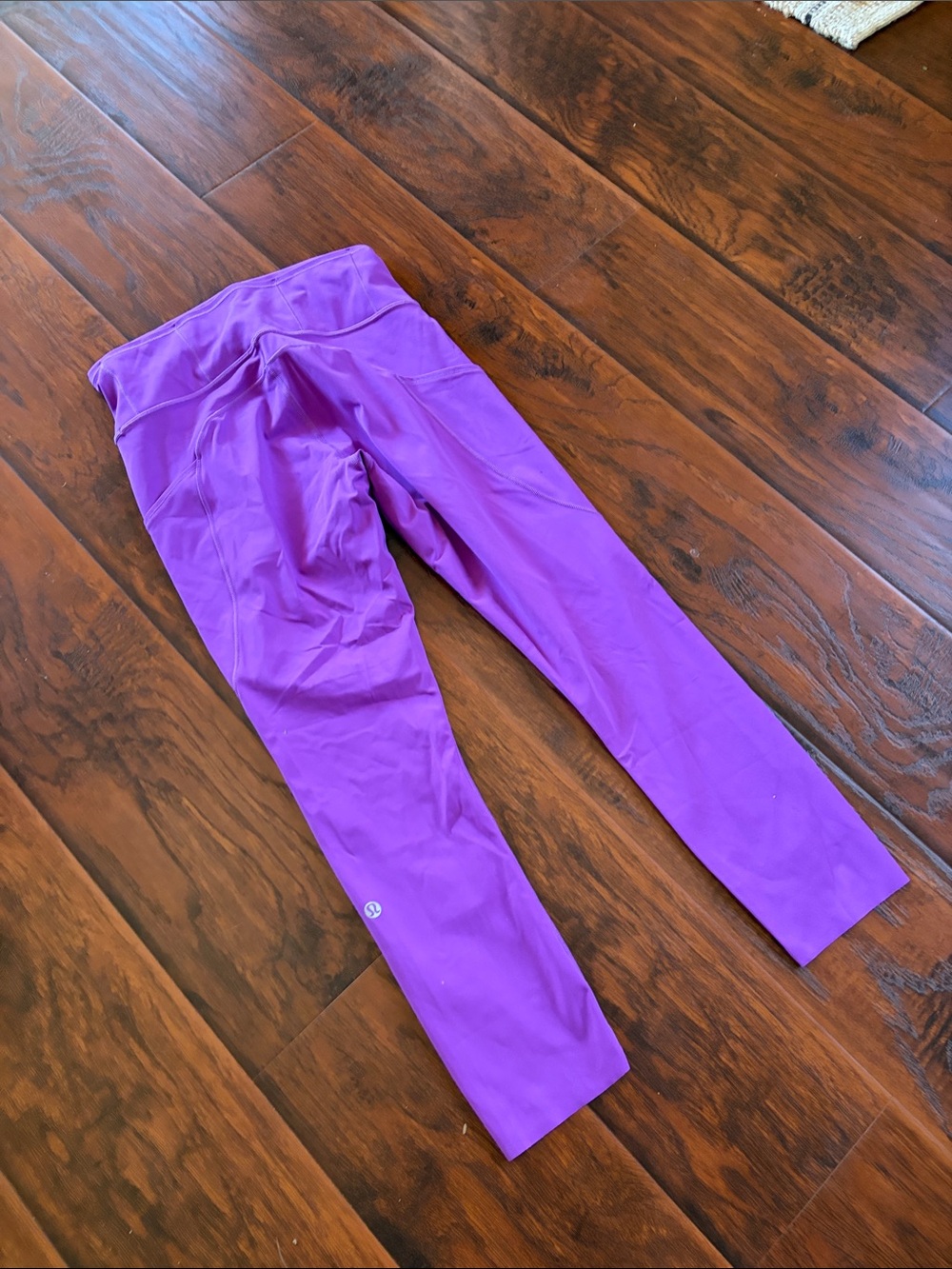 lululemon athletica Vibrant Purple High-Waist Performance Leggings - Picture 2 of 3